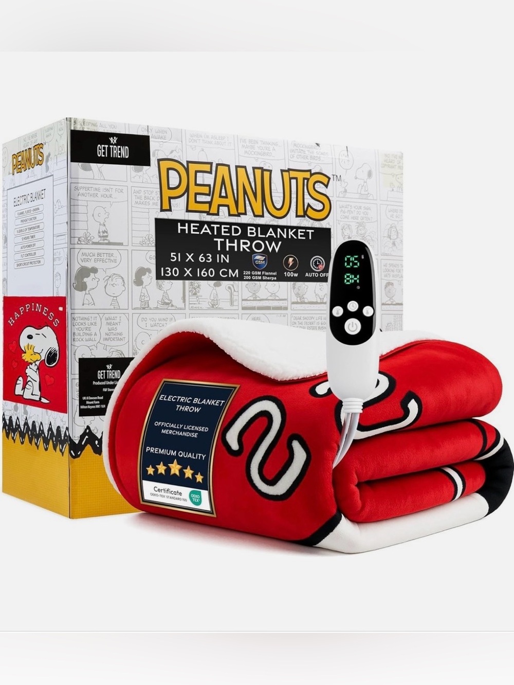 Electric BLANKET Peanuts Happiness